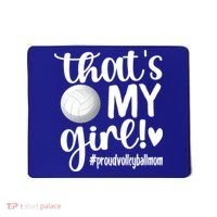 That's My Proud Volleyball Mom Volleyball Mother Gift Mousepad thumb 0