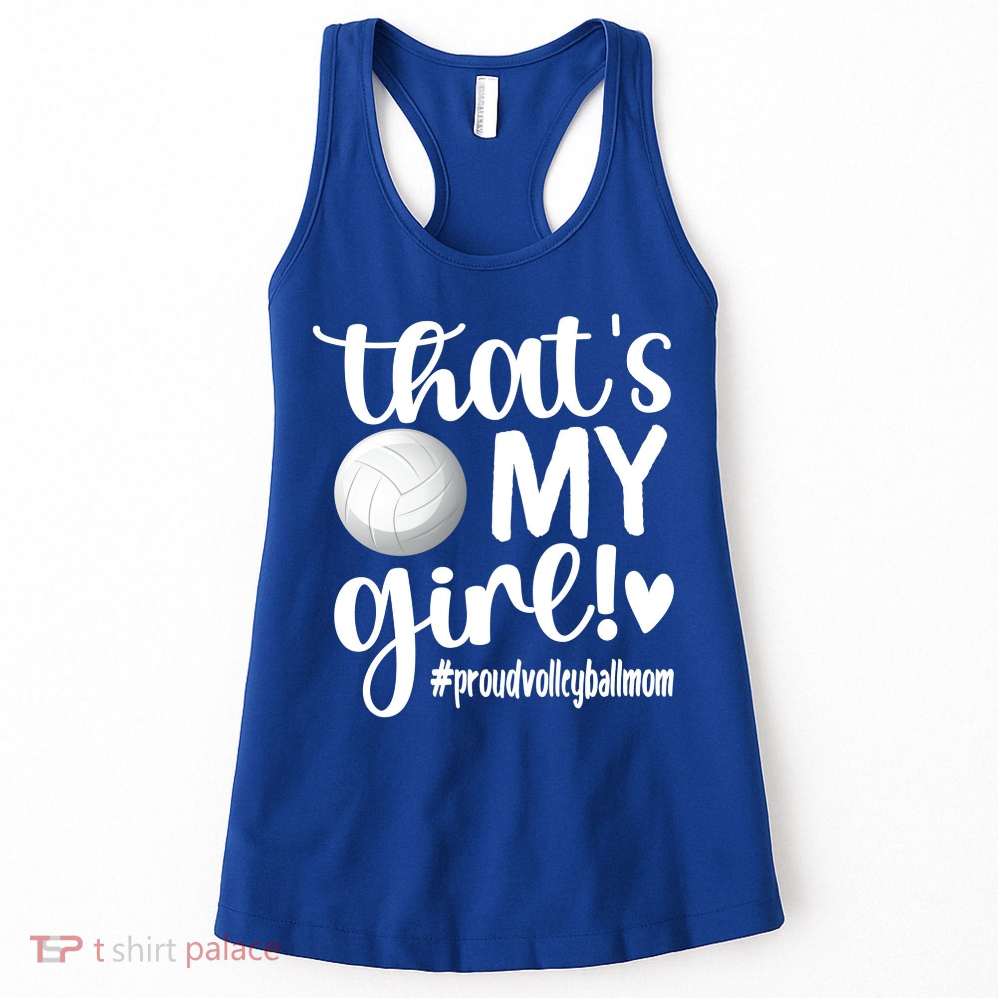 That's My Proud Volleyball Mom Volleyball Mother Gift Women's Tank Top