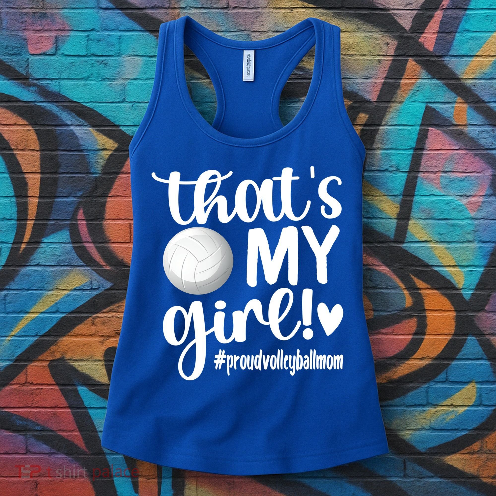 That's My Proud Volleyball Mom Volleyball Mother Gift Women's Tank Top