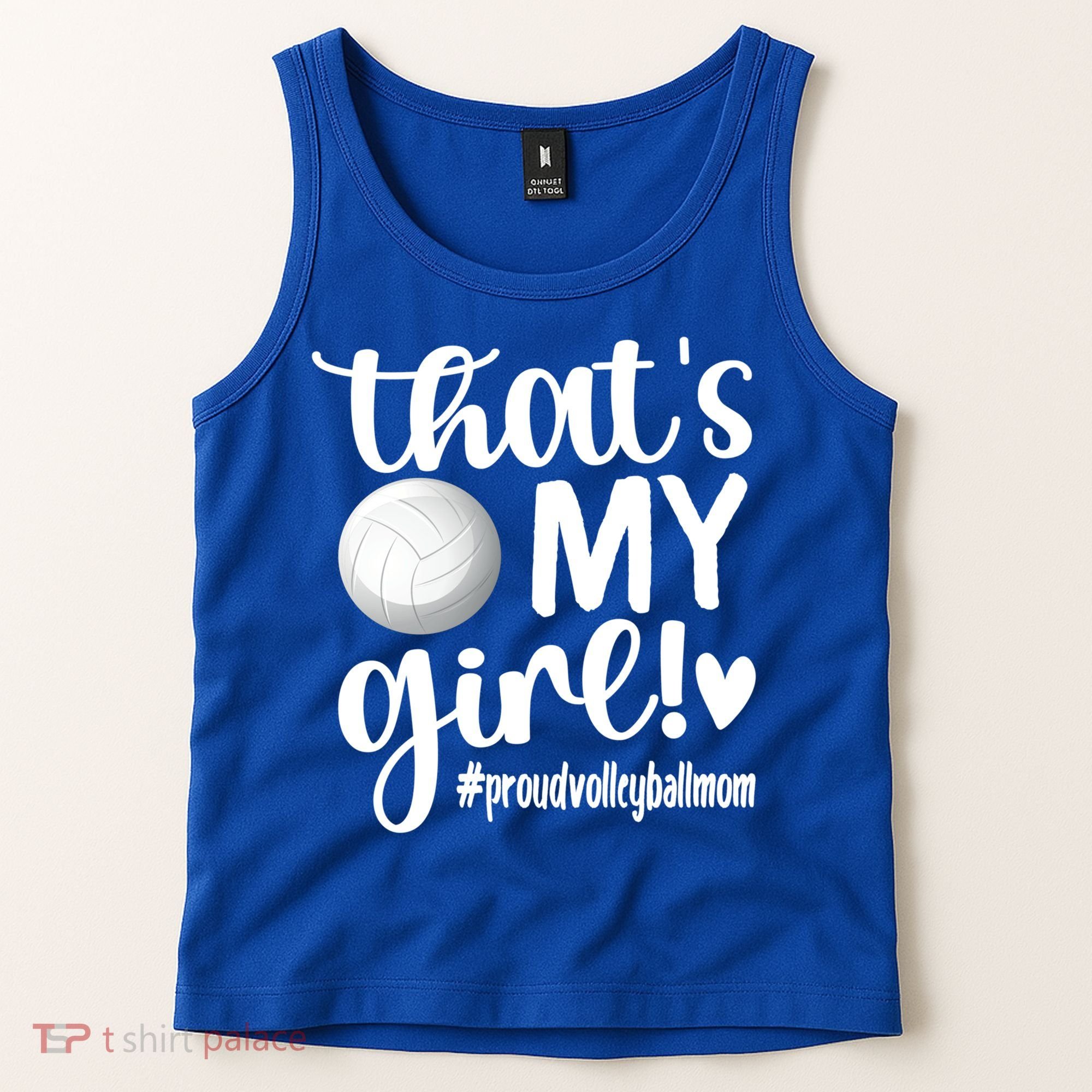 That's My Proud Volleyball Mom Volleyball Mother Gift Tank Top