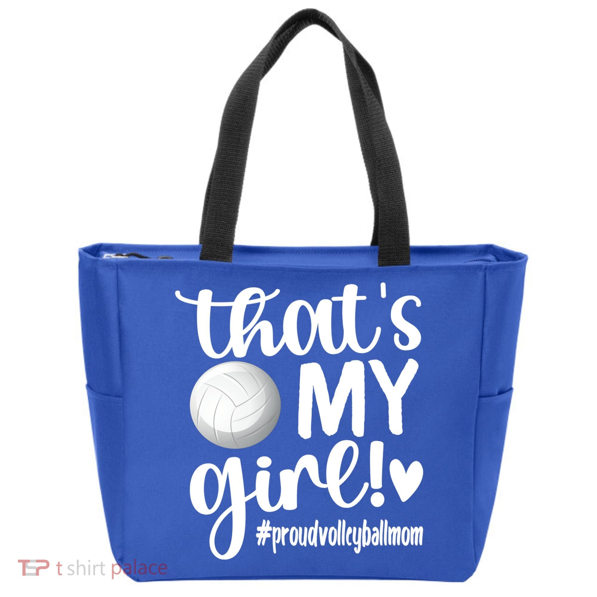 That's My Proud Volleyball Mom Volleyball Mother Gift Tote Bag