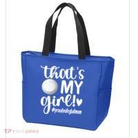 That's My Proud Volleyball Mom Volleyball Mother Gift Tote Bag thumb 3