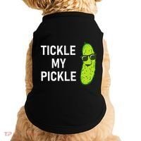 Tickle My Pickle Funny Jokes Sarcastic Doggie Tank thumb 0