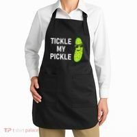 Tickle My Pickle Funny Jokes Sarcastic Apron thumb 2
