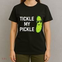 Tickle My Pickle Funny Jokes Sarcastic T-Shirt thumb 4