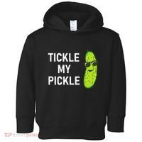 Tickle My Pickle Funny Jokes Sarcastic Toddler Hoodie thumb 0