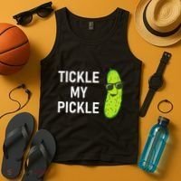 Tickle My Pickle Funny Jokes Sarcastic Tank Top thumb 4