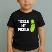 Tickle My Pickle Funny Jokes Sarcastic Toddler T-Shirt thumb 2