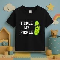 Tickle My Pickle Funny Jokes Sarcastic Toddler T-Shirt thumb 3