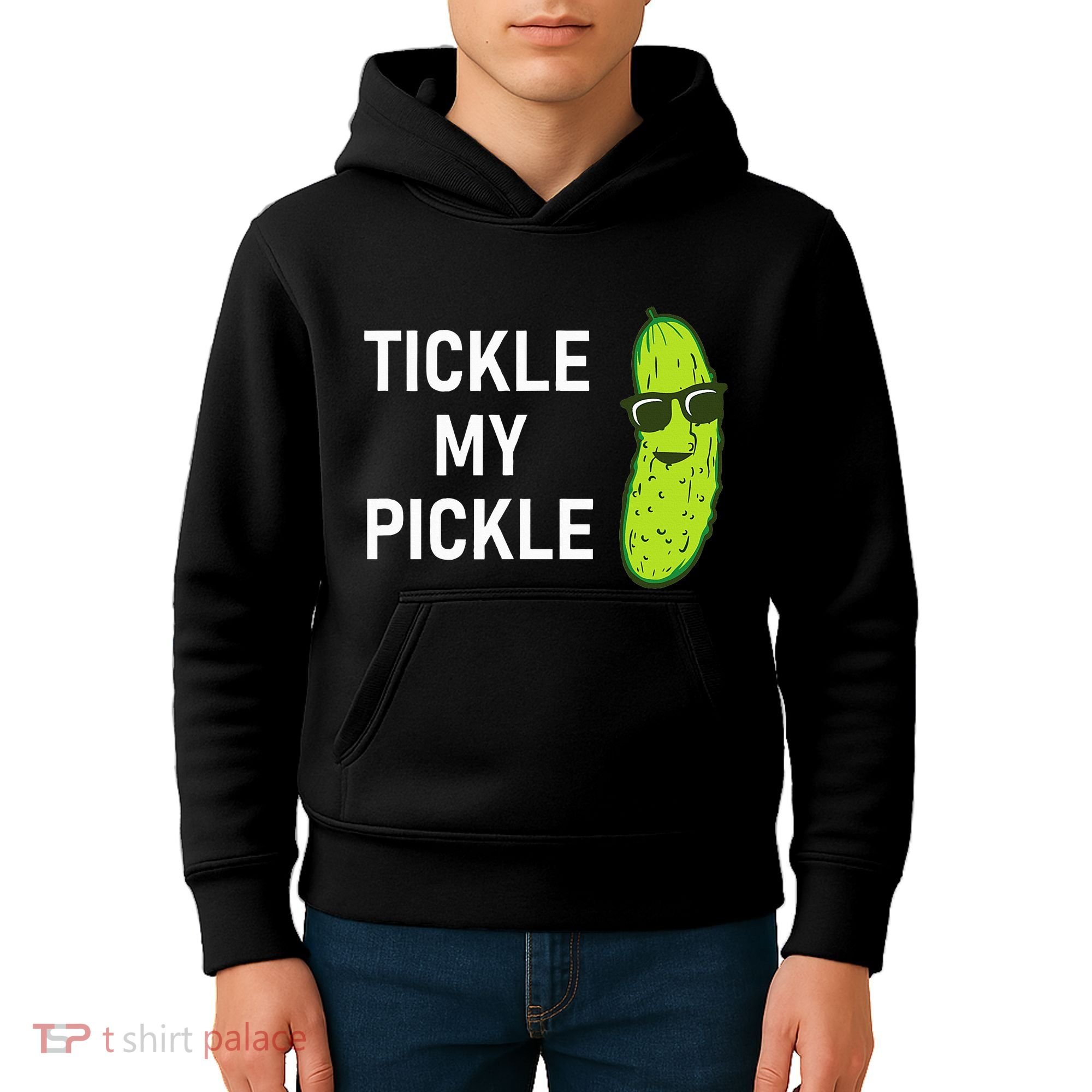 Tickle My Pickle Funny Jokes Sarcastic Kids Hoodie