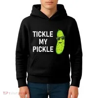 Tickle My Pickle Funny Jokes Sarcastic Kids Hoodie thumb 4
