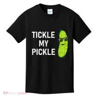 Tickle My Pickle Funny Jokes Sarcastic Kids T-Shirt thumb 0
