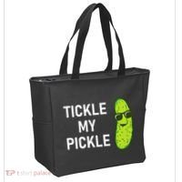Tickle My Pickle Funny Jokes Sarcastic Tote Bag thumb 2