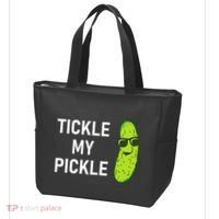 Tickle My Pickle Funny Jokes Sarcastic Tote Bag thumb 3