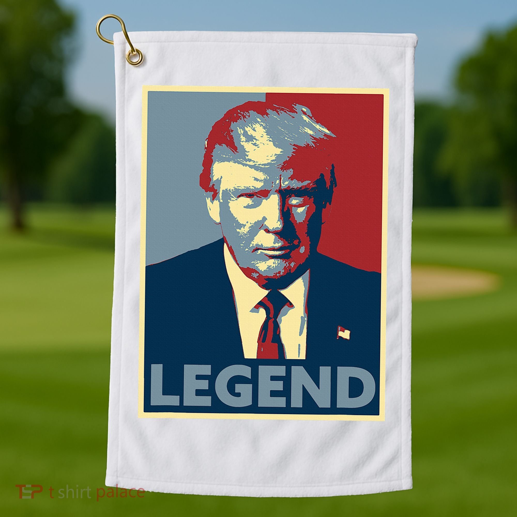 Trump Mugshot Poster The Mugshot Golf Towel