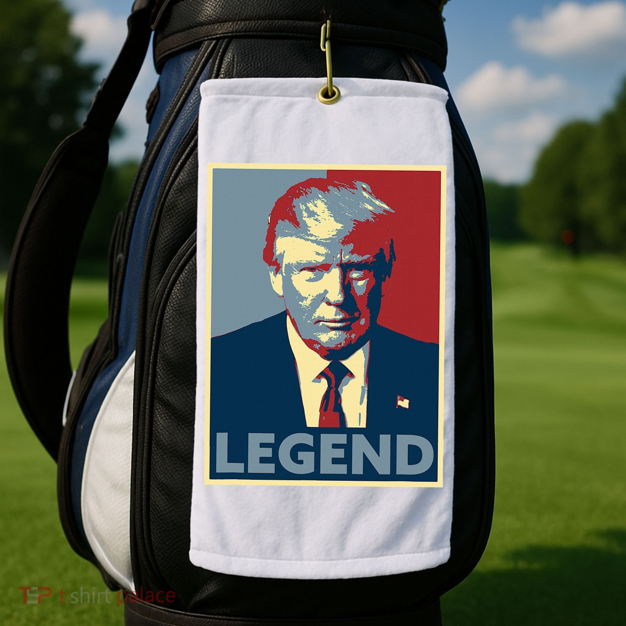 Trump Mugshot Poster The Mugshot Golf Towel