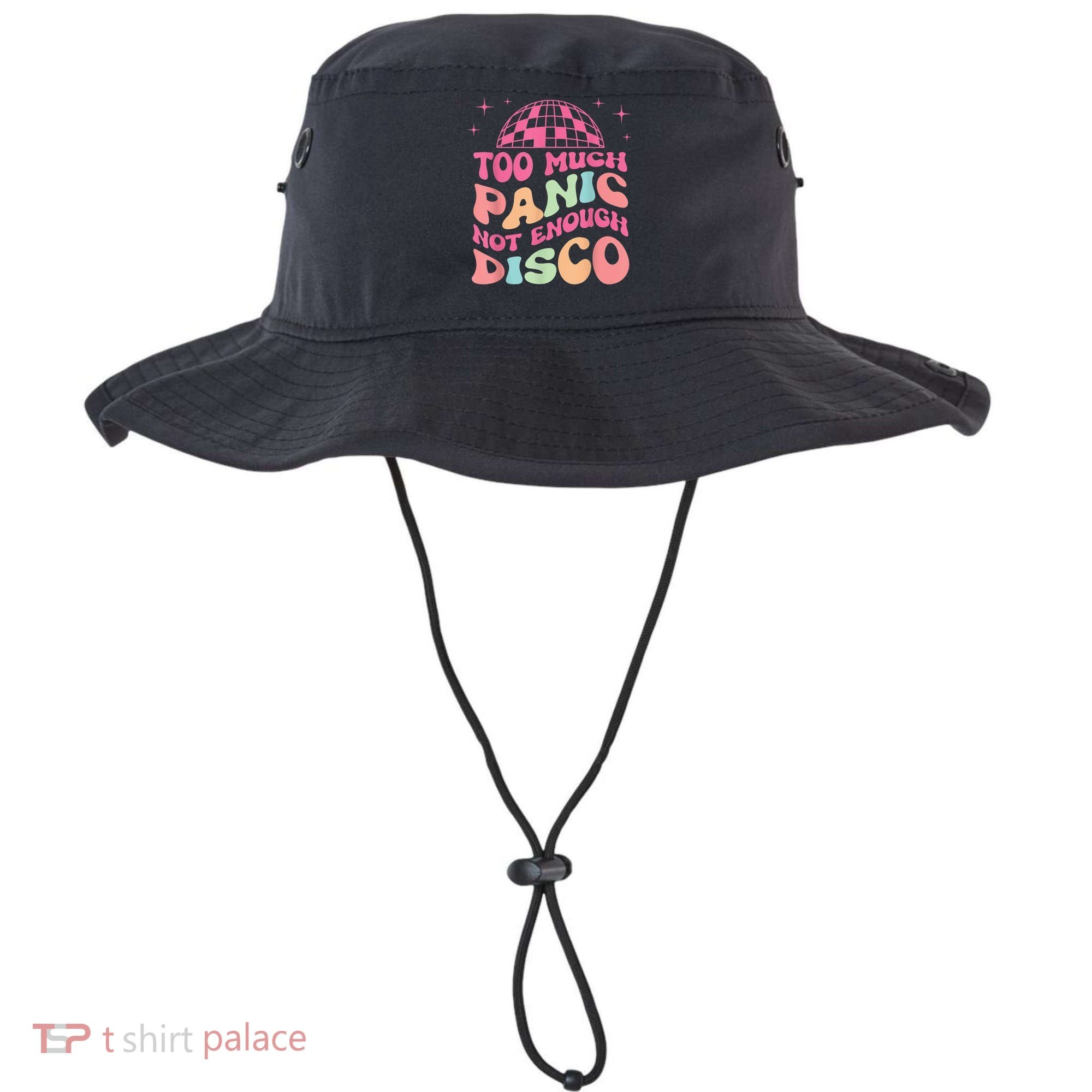 Too Much Panic Not Enough Disco Hippie For  Wo Bucket Hat