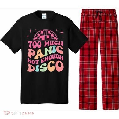 Too Much Panic Not Enough Disco Hippie For  Wo Pajama Set