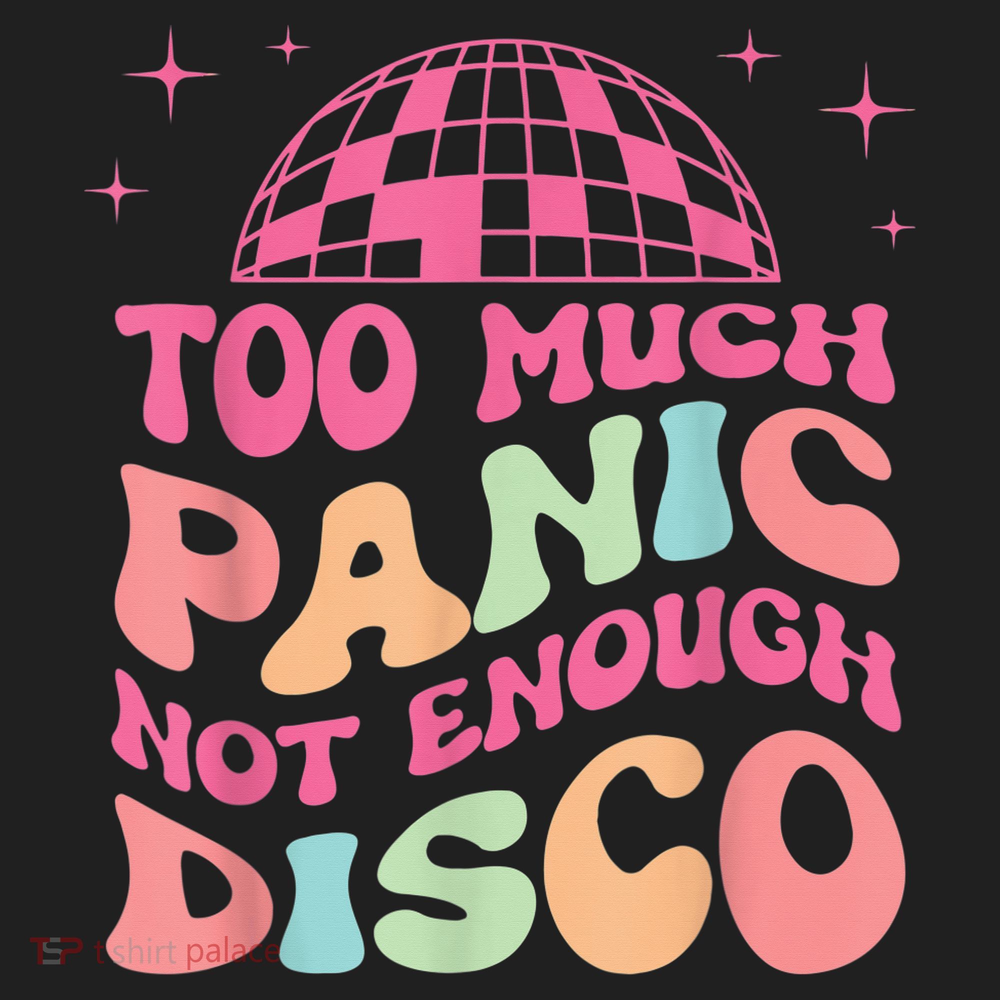 Too Much Panic Not Enough Disco Hippie For  Wo Tumbler