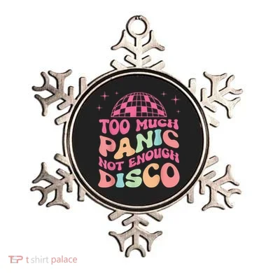 Too Much Panic Not Enough Disco Hippie For  Wo Ornament