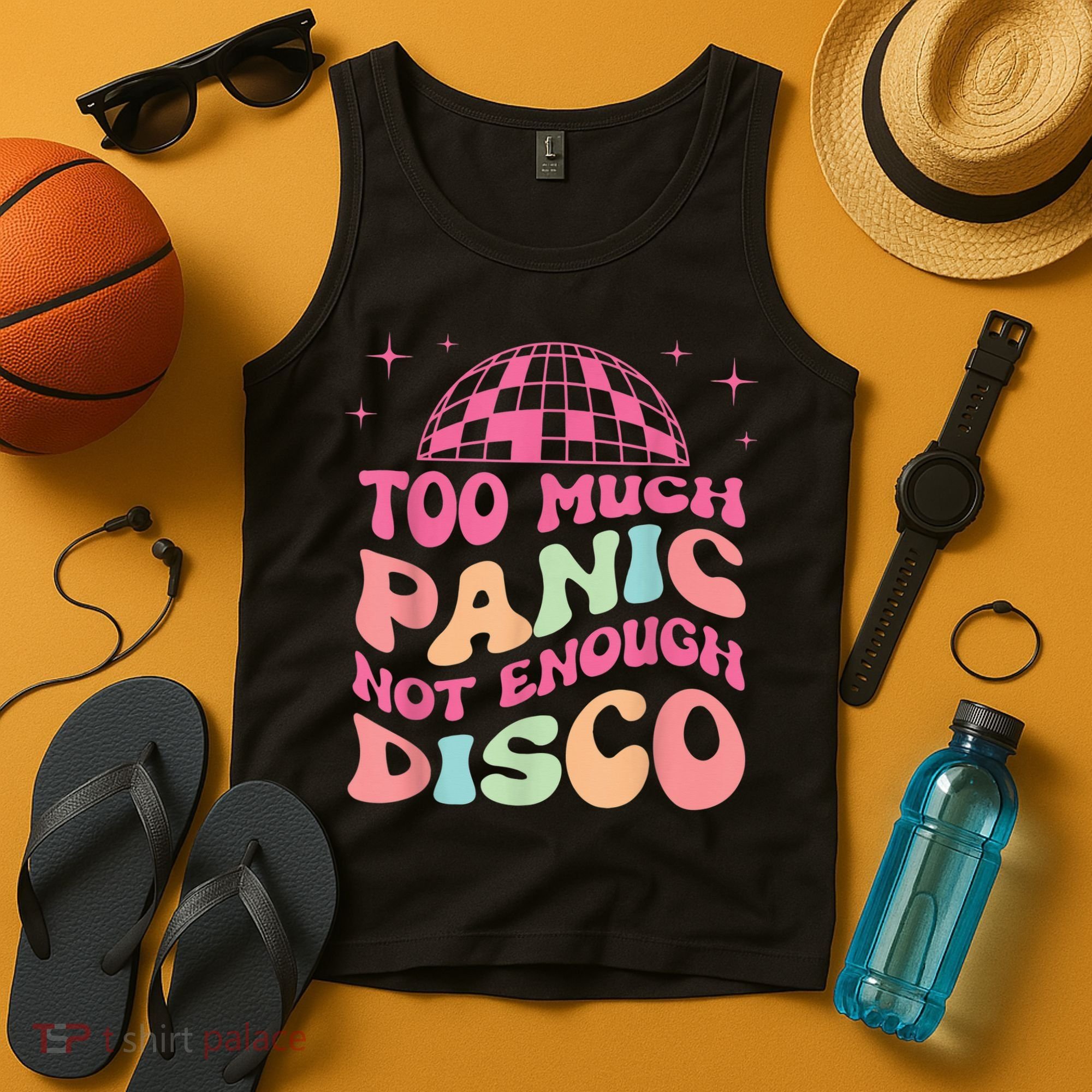 Too Much Panic Not Enough Disco Hippie For  Wo Tank Top