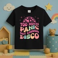 Too Much Panic Not Enough Disco Hippie For  Wo Toddler T-Shirt thumb 3