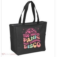 Too Much Panic Not Enough Disco Hippie For  Wo Tote Bag thumb 2