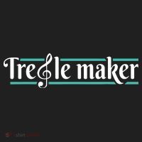 Treble Maker Piano Player Pianist Classical Music Lover 7 Panel Mesh Trucker Snapback Hat thumb 2