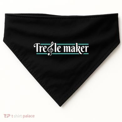 Treble Maker Piano Player Pianist Classical Music Lover USA-Made Doggie Bandana