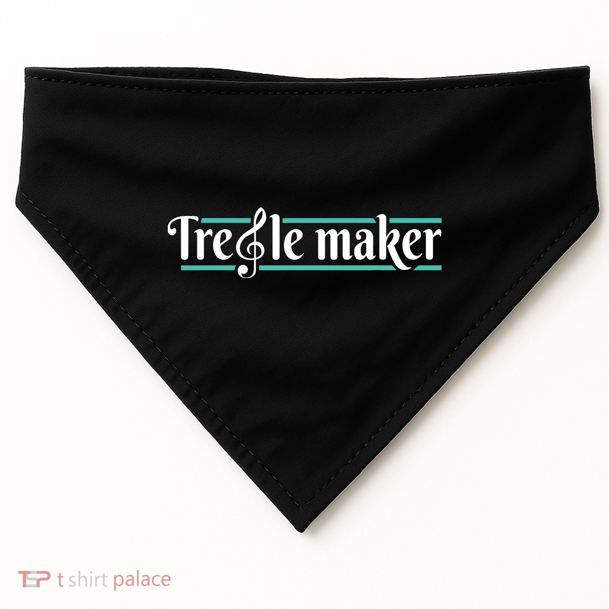 Treble Maker Piano Player Pianist Classical Music Lover USA-Made Doggie Bandana