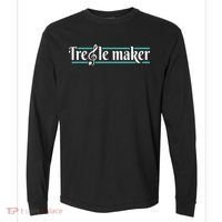 Treble Maker Piano Player Pianist Classical Music Lover Comfort Colors Heavyweight Long Sleeve T-Shirt thumb 0