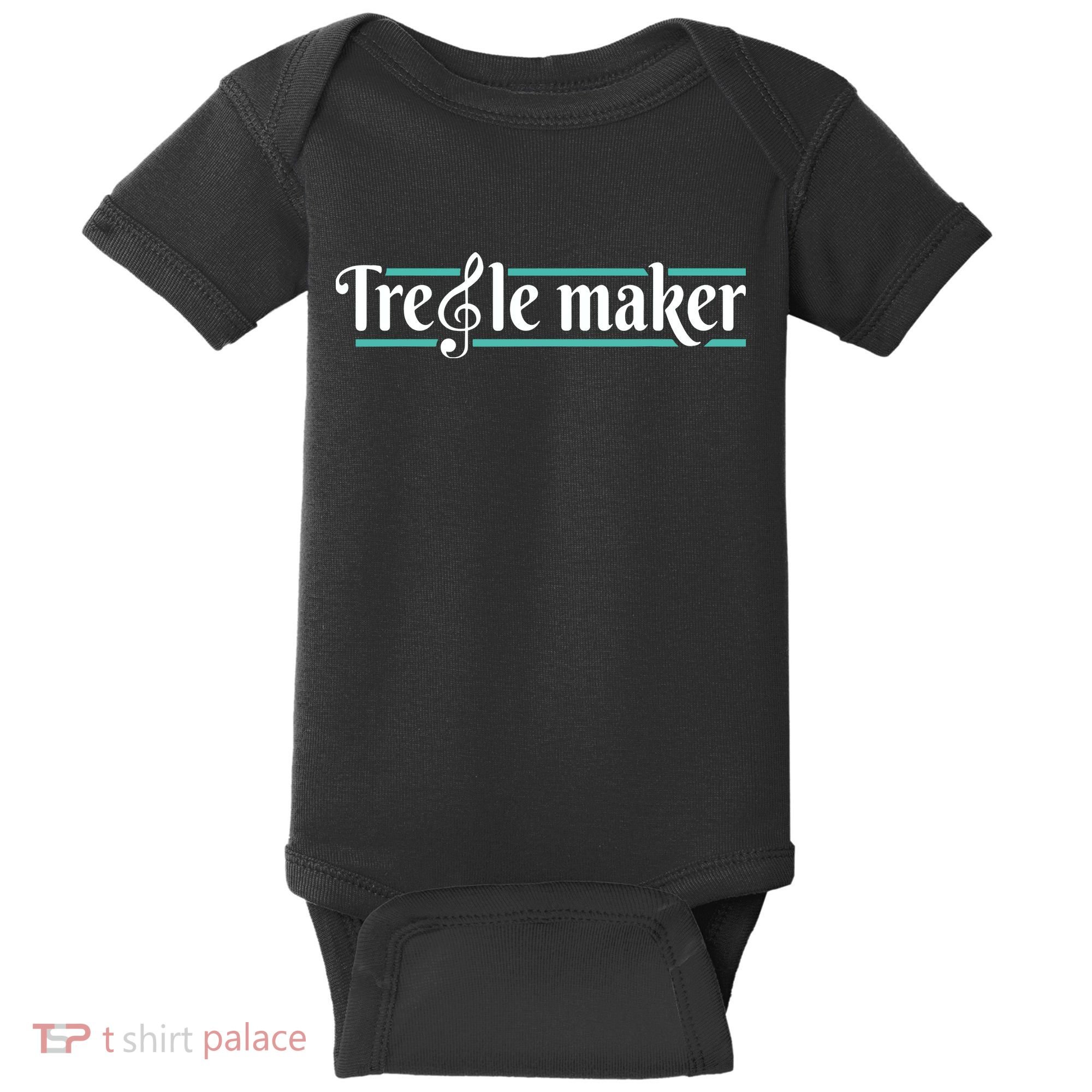 Treble Maker Piano Player Pianist Classical Music Lover Baby Bodysuit