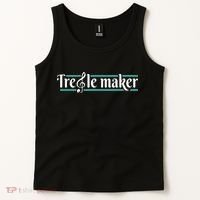 Treble Maker Piano Player Pianist Classical Music Lover Tank Top thumb 2