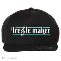 Treble Maker Piano Player Pianist Classical Music Lover Wool Snapback Cap thumb 0