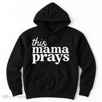 This Mama Prays Christian Mommy Faith Hoodie thumb 0