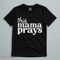 This Mama Prays Christian Mommy Faith T-Shirt thumb 5