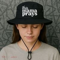 This Mama Prays Christian Mommy Faith Bucket Hat thumb 3