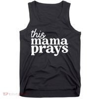 This Mama Prays Christian Mommy Faith Tank Top thumb 0