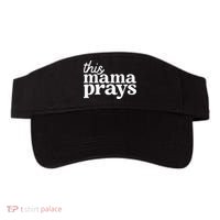 This Mama Prays Christian Mommy Faith Visor thumb 0
