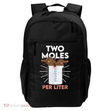 Two Moles Per Liter Funny Chemistry Science Tee Backpack