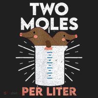 Two Moles Per Liter Funny Chemistry Science Tee Tumbler thumb 3