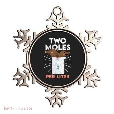 Two Moles Per Liter Funny Chemistry Science Tee Ornament