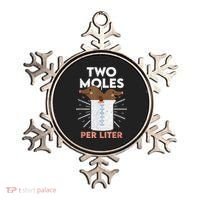 Two Moles Per Liter Funny Chemistry Science Tee Ornament thumb 0