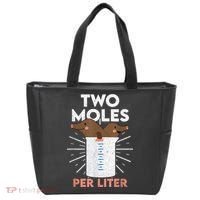 Two Moles Per Liter Funny Chemistry Science Tee Tote Bag thumb 0