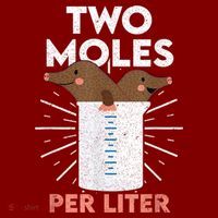 Two Moles Per Liter Funny Chemistry Science Tee Toddler T-Shirt thumb 2