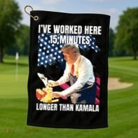 Trump Mcdonald Pennsylvania Maga Trump 2024 Golf Towel thumb 1