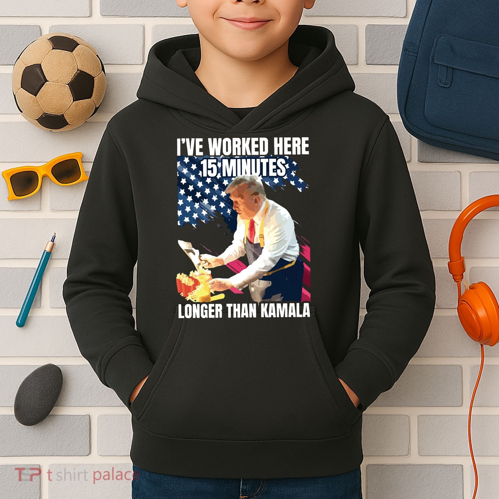 Trump Mcdonald Pennsylvania Maga Trump 2024 Kids Hoodie