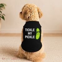 Tickle My Pickle Funny Jokes Sarcastic Doggie Tank thumb 2