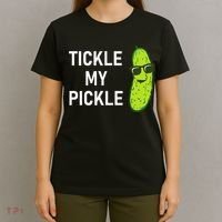 Tickle My Pickle Funny Jokes Sarcastic T-Shirt thumb 4
