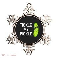 Tickle My Pickle Funny Jokes Sarcastic Ornament thumb 0